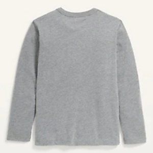 Old Navy Softest Long-Sleeve T-Shirt for Big Boys Gray Size XL (14-16)
